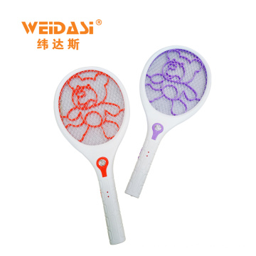 Tiempo de trabajo largo Electric Fly Swatter con Torch WD-9696